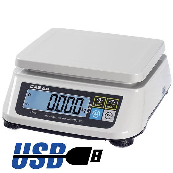 TERAZİ CAS SW-II CU 30 KG USB